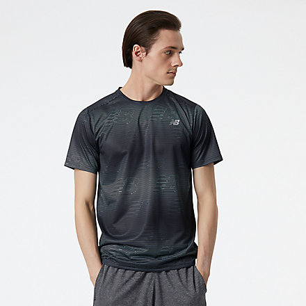 New Balance Printed Accelerate Short Sleeve, AMT03204WK image number null