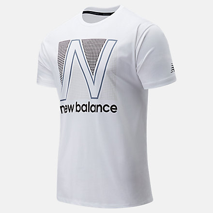 New Balance R.W.T. Graphic Heathertech Tee, AMT11062WM image number null
