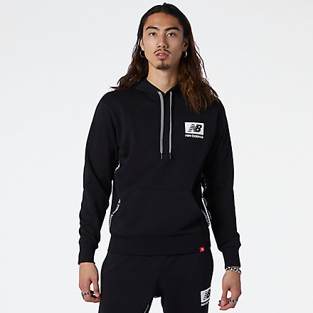 New Balance NB Essentials ID Hoodie, AMT13516BK image number null