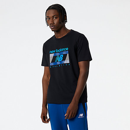 New Balance NB Athletics Amplified Tee, AMT21502BK image number null