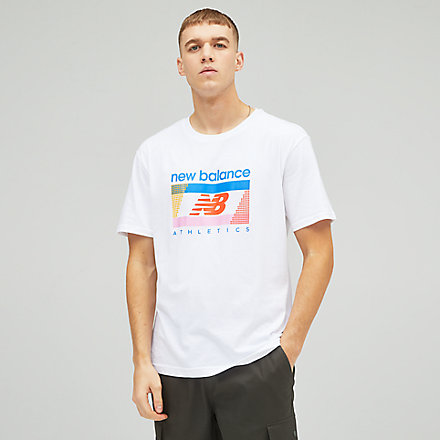 New Balance NB Athletics Amplified Tee, AMT21502WT image number null
