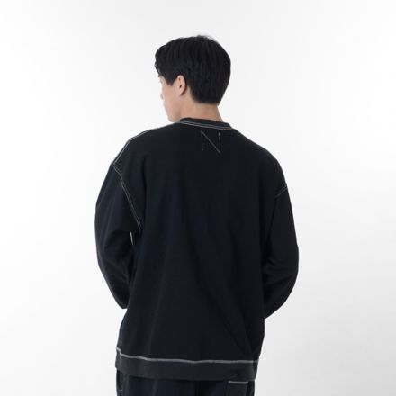 1000 Ribbed Hem Long Sleeve Oversize Fit