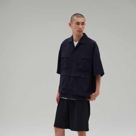 MET24 Open Collar Shirts, NAVY, AMT45006NV