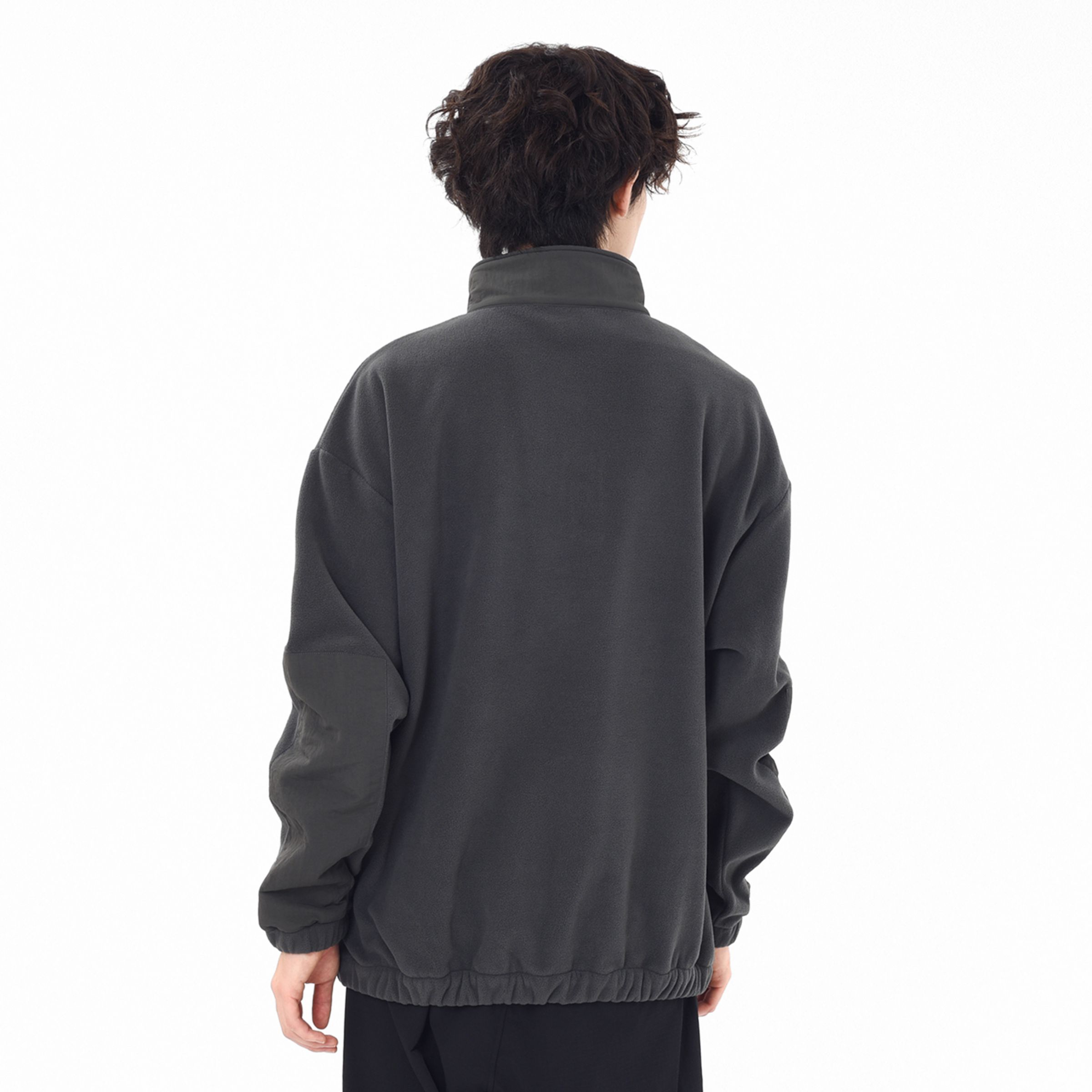 NB公式アウトレット】 シューパッチハーフジッププルオーバー