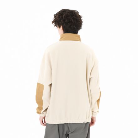 シューパッチハーフジッププルオーバー