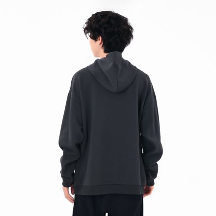 キルティングニットフーディー