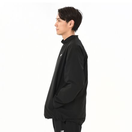 Performance Woven Stretch Mockneck Pullover