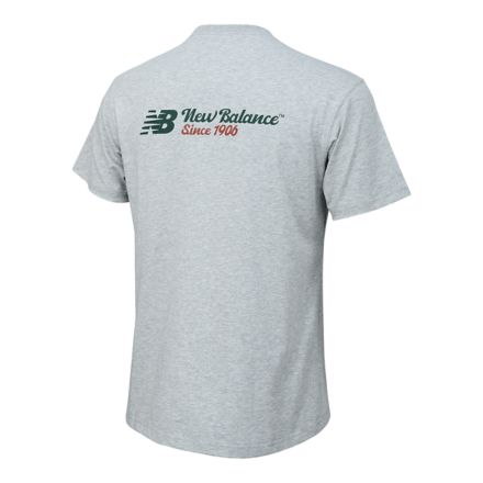 NBX Classics Print Tee, GRAY HARMONY HEATHER, AMT52312GHM