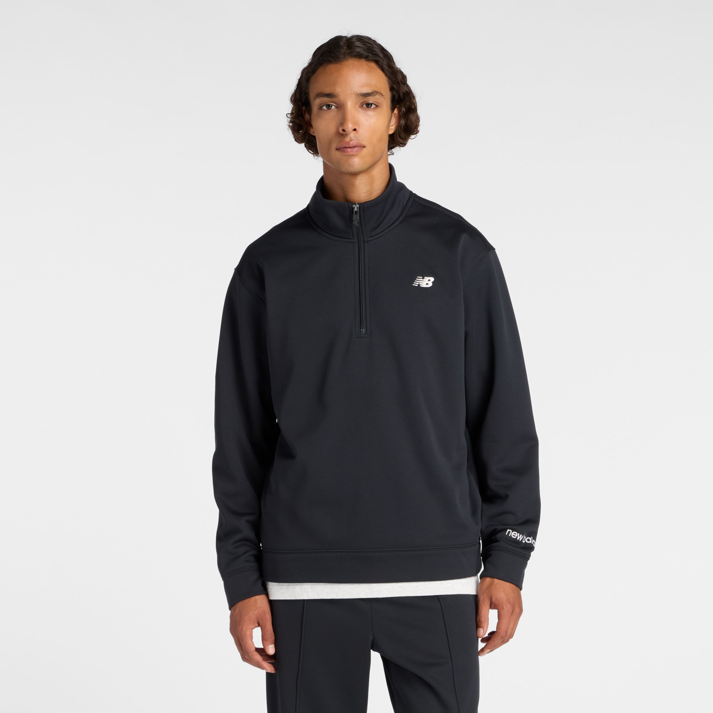 New Balance フード付きセーター サイズ7 黒 NEW BALANCE】 ニューバランス WTNTRGB6(2E) ダイナソフト