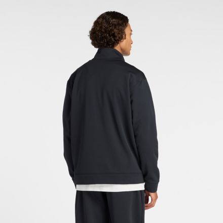 ダブルニット クォーター ジップ プルオーバー 裏起毛