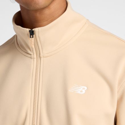 ダブルニット クォーター ジップ プルオーバー 裏起毛