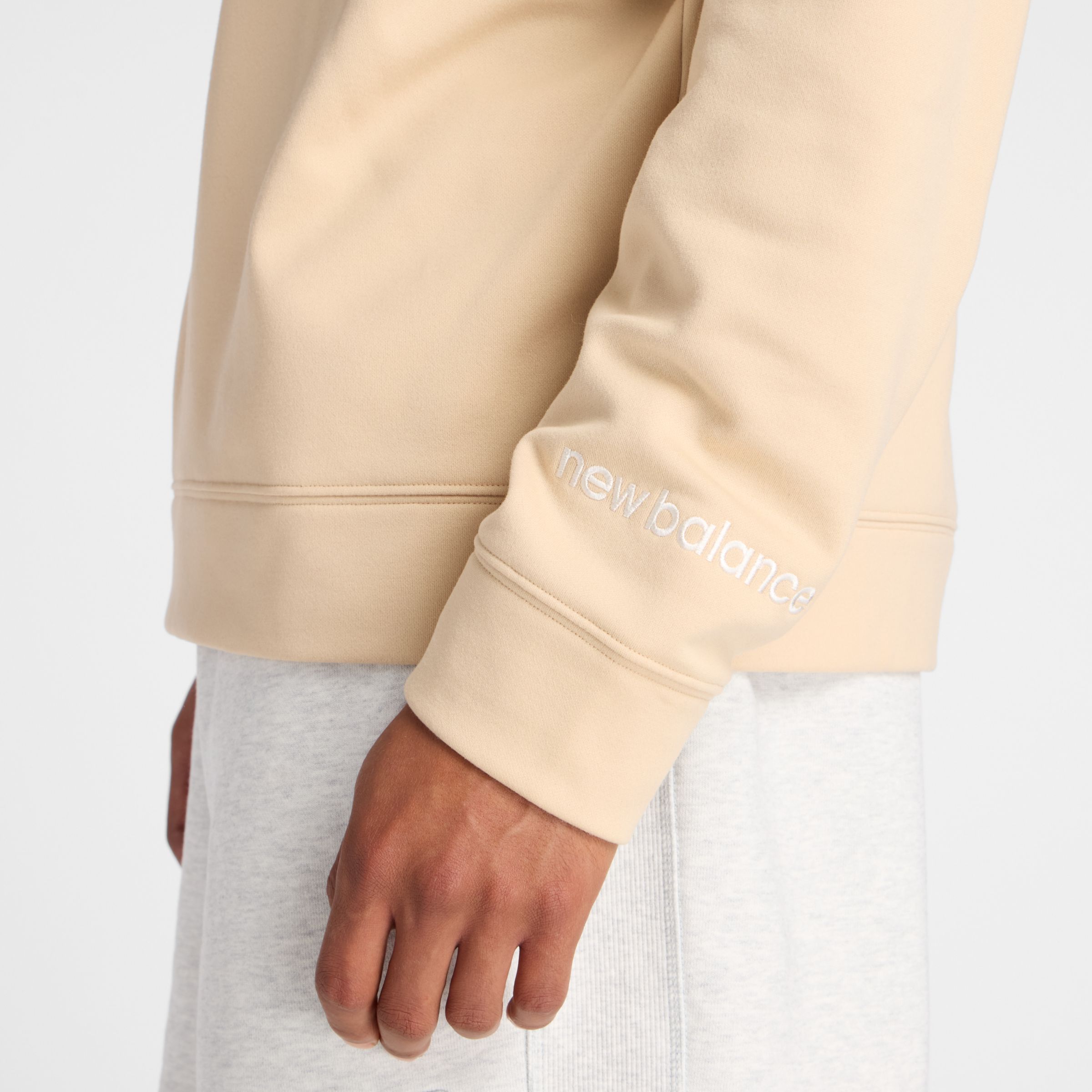 ダブルニット クォーター ジップ プルオーバー 裏起毛