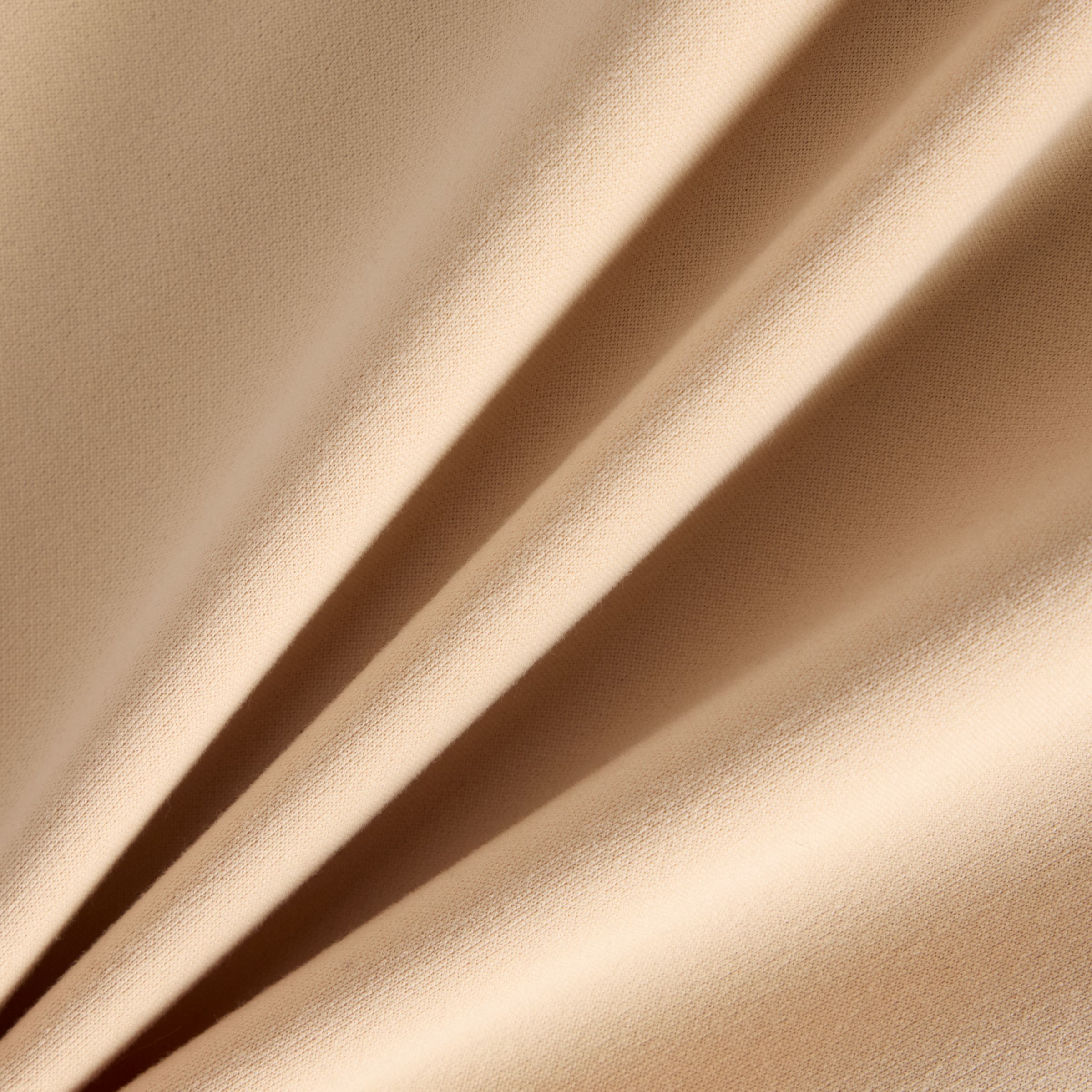 ダブルニット クォーター ジップ プルオーバー 裏起毛