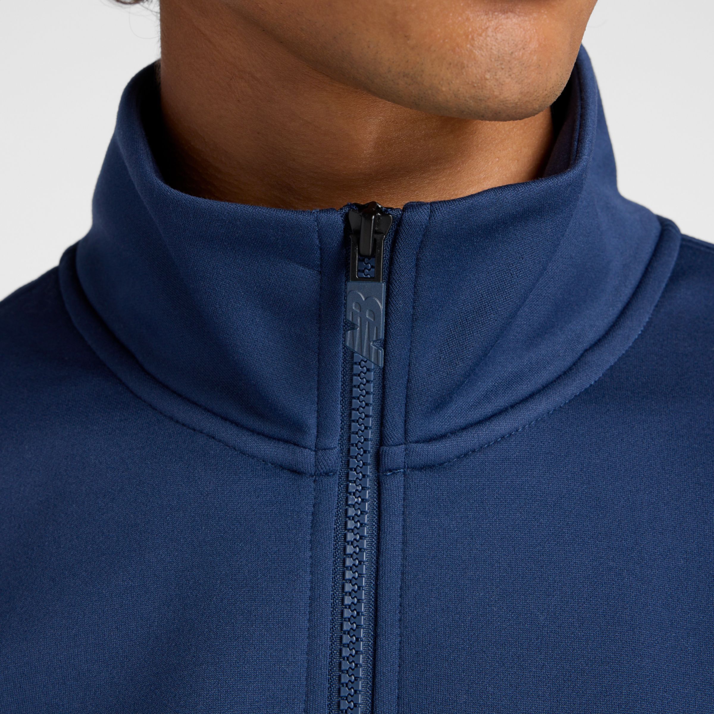 ダブルニット クォーター ジップ プルオーバー 裏起毛