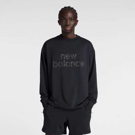 Long Sleeve T-Shirt, BLACK, AMT53172BK