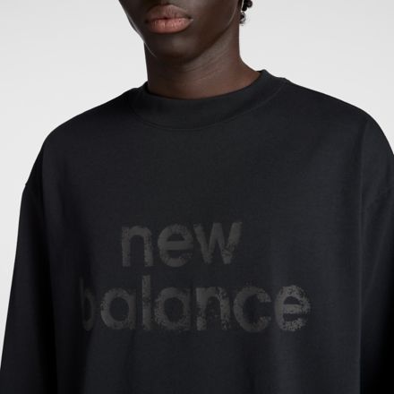 ロングスリーブ Tシャツ, BLACK, AMT53172BK