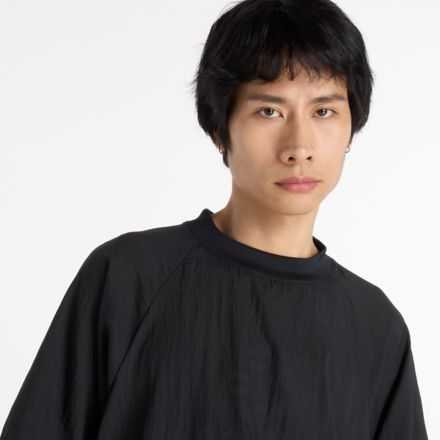 NB Grey Woven T-Shirt