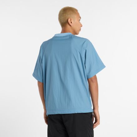 NB Grey Woven T-Shirt