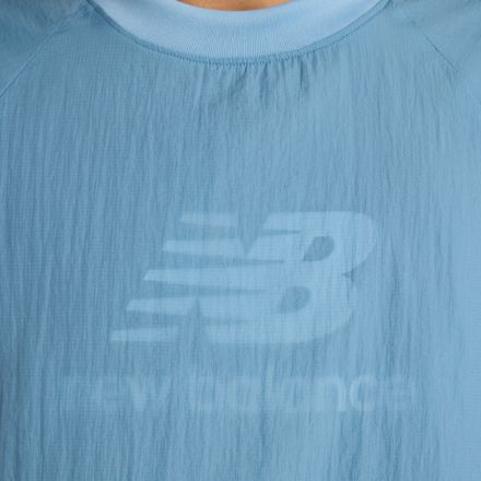 NB Grey Woven T-Shirt