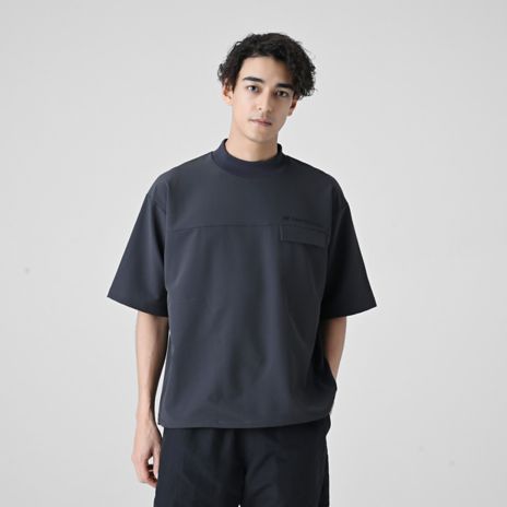 MET24 Woven Mockneck T-Shirt