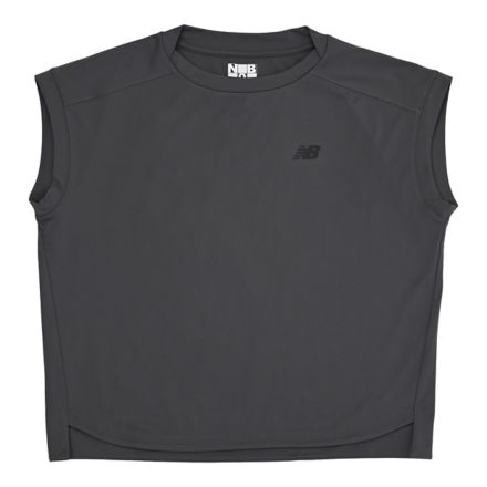 9BOX n.4 Compact French Sleeve T-Shirt, BLACK CEMENT, AMT55034BLK