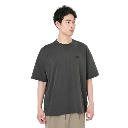 9BOX n.6 Wide T-Shirt, BLACK CEMENT, AMT55036BLK