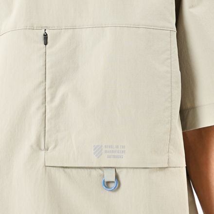 オーバーサイズドショートスリーブプルオーバー, OLIVINE, AMT55077OVN