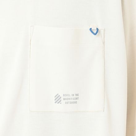 オーバーサイズドショートスリーブベースTシャツ, SEA SALT, AMT55078SST