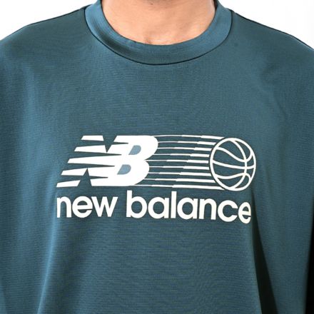 グラフィックショートスリーブTシャツ, NEW SPRUCE, AMT55090NUS