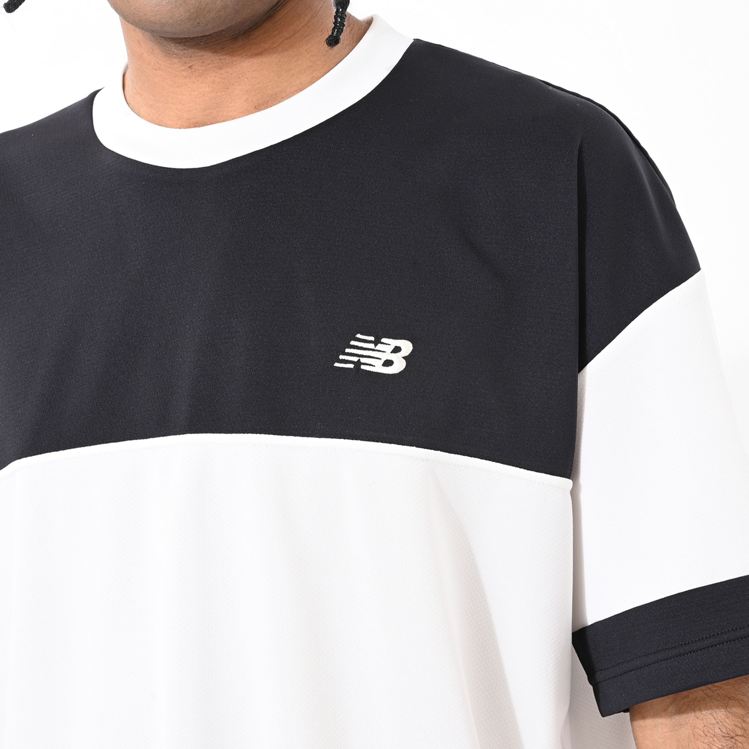 ブロック切り替えショートスリーブTシャツ