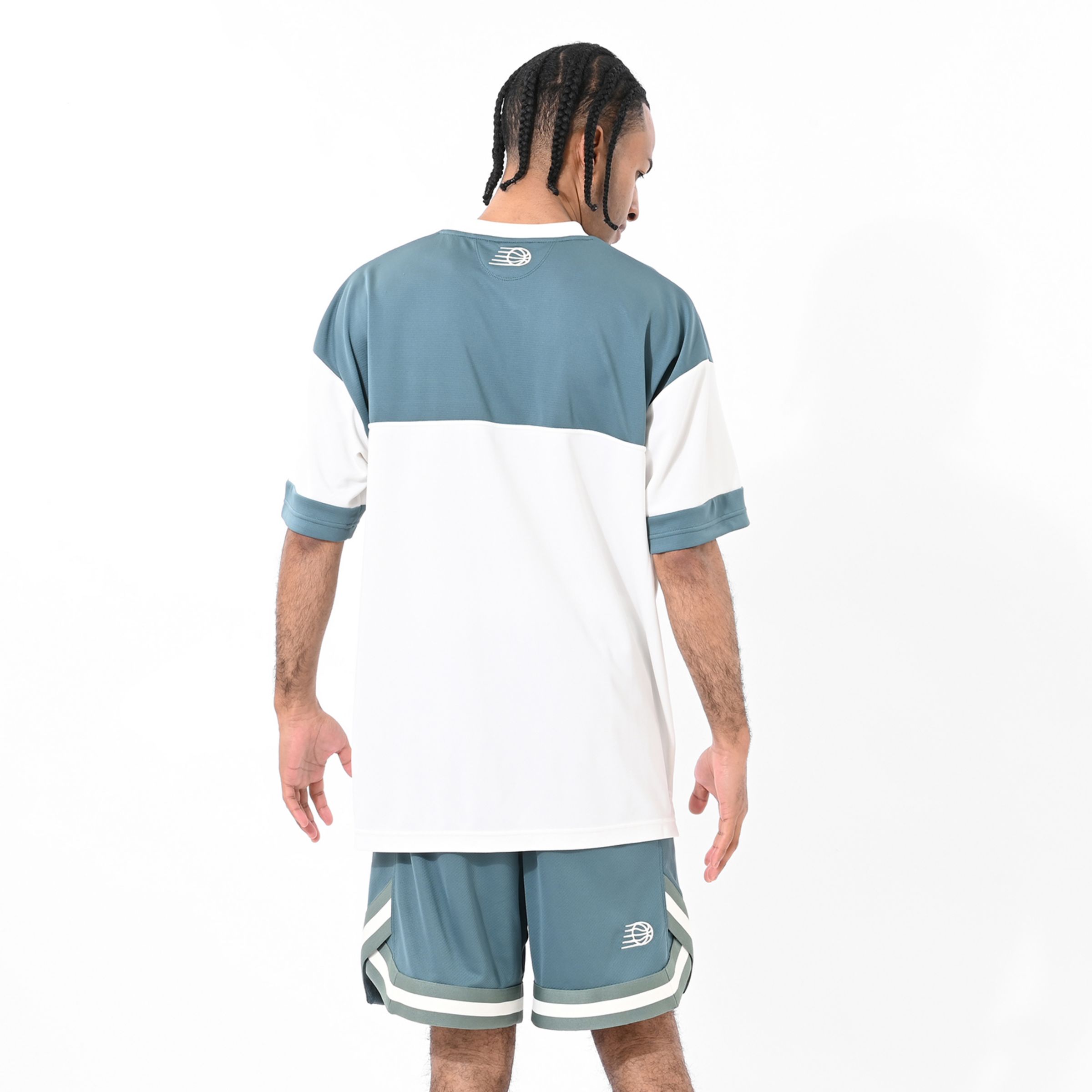 ブロック切り替えショートスリーブTシャツ