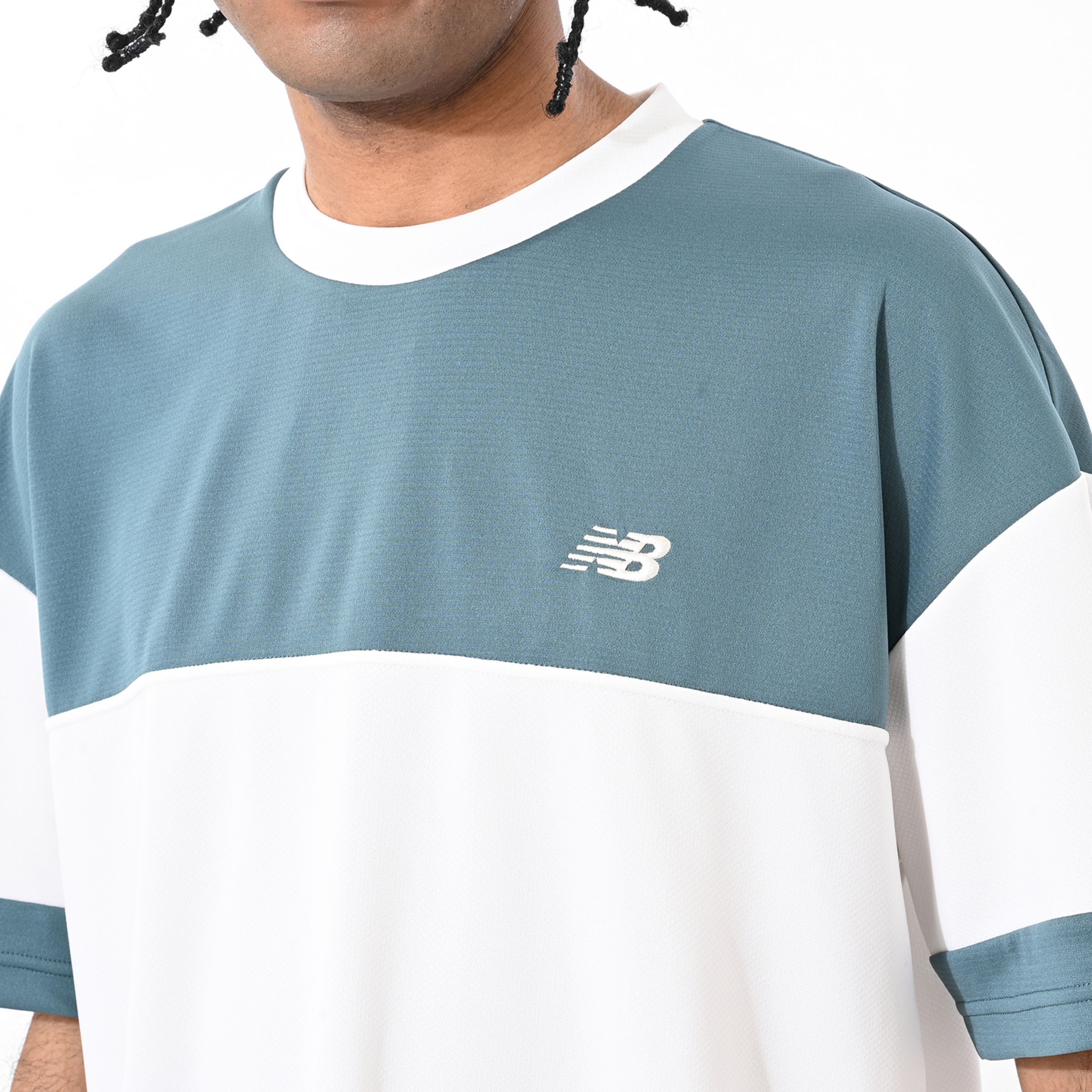 ブロック切り替えショートスリーブTシャツ