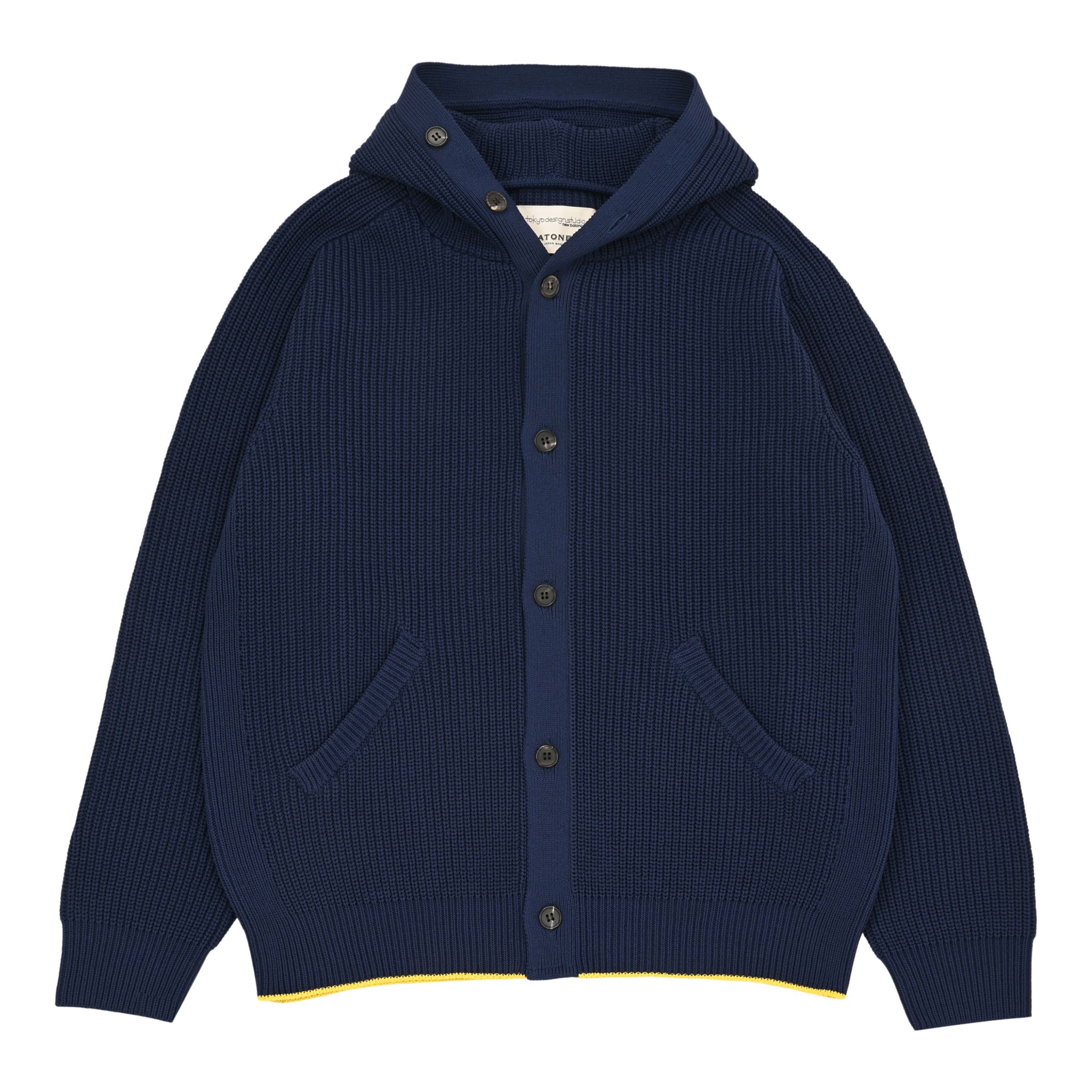 New Balance　アップサイドダウンロゴボーダー　 吸湿発熱 ニット【L】 Cropped Logo