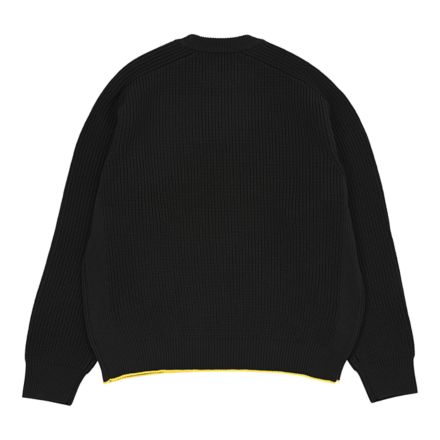 Tokyo Design Studio×Batoner ニット クルー, BLACK CEMENT, AMT55131BLK