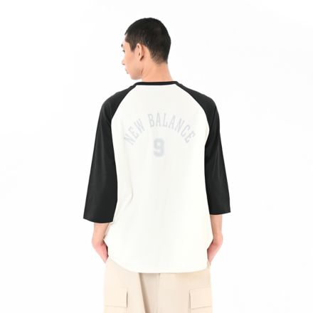 NB公式アウトレット】 Raglan 3/4 Sleeve T-Shirt