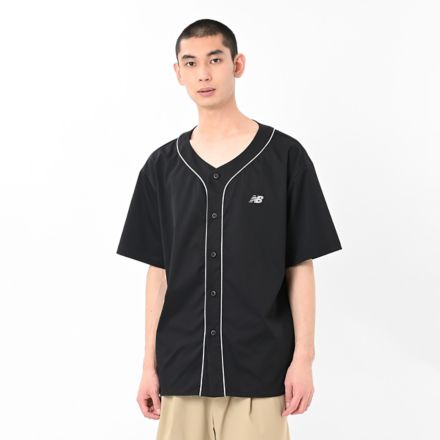 Baseball Shirt, BLACK, AMT55153BK