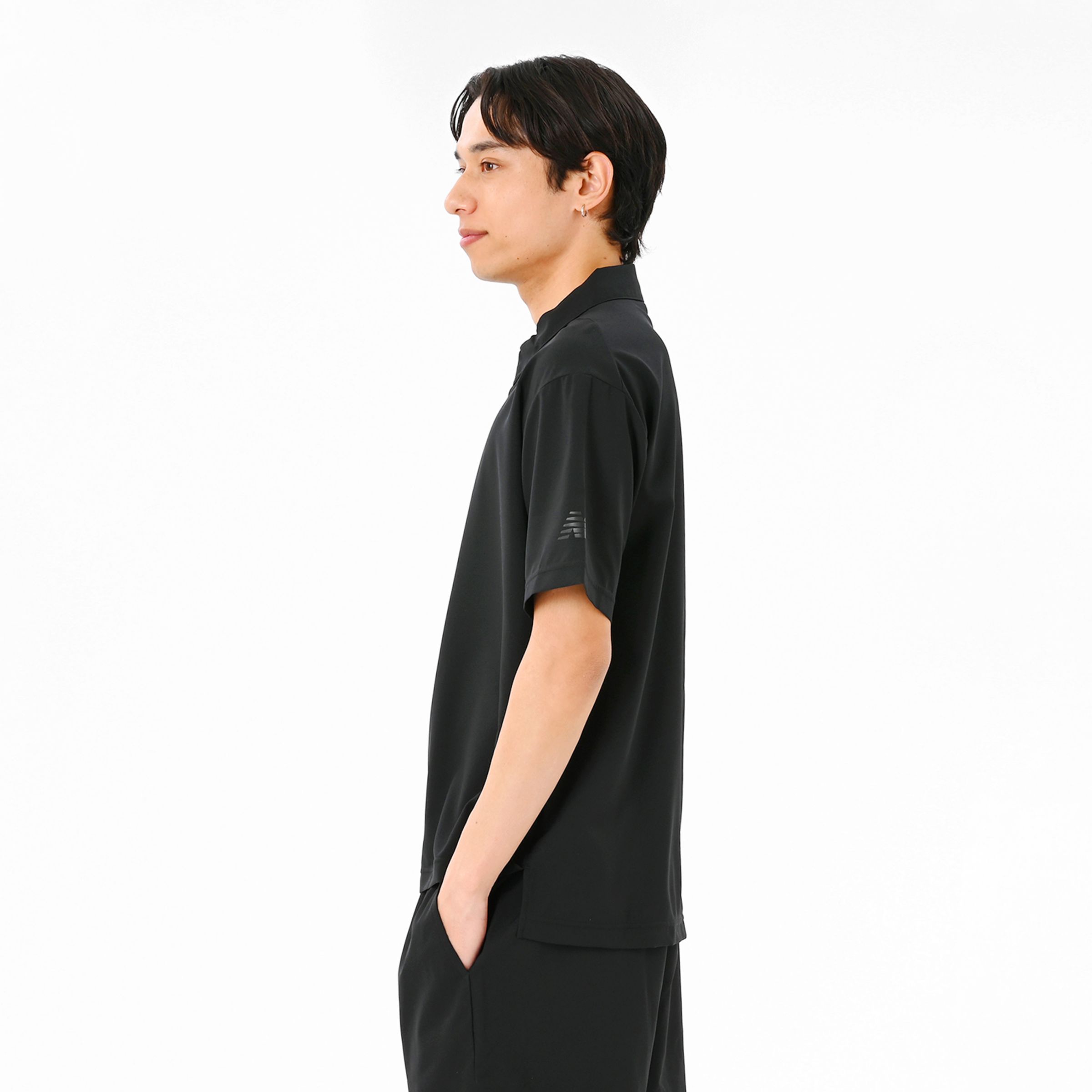 Black Out Premier Editionテクニカルウーブンポロシャツ