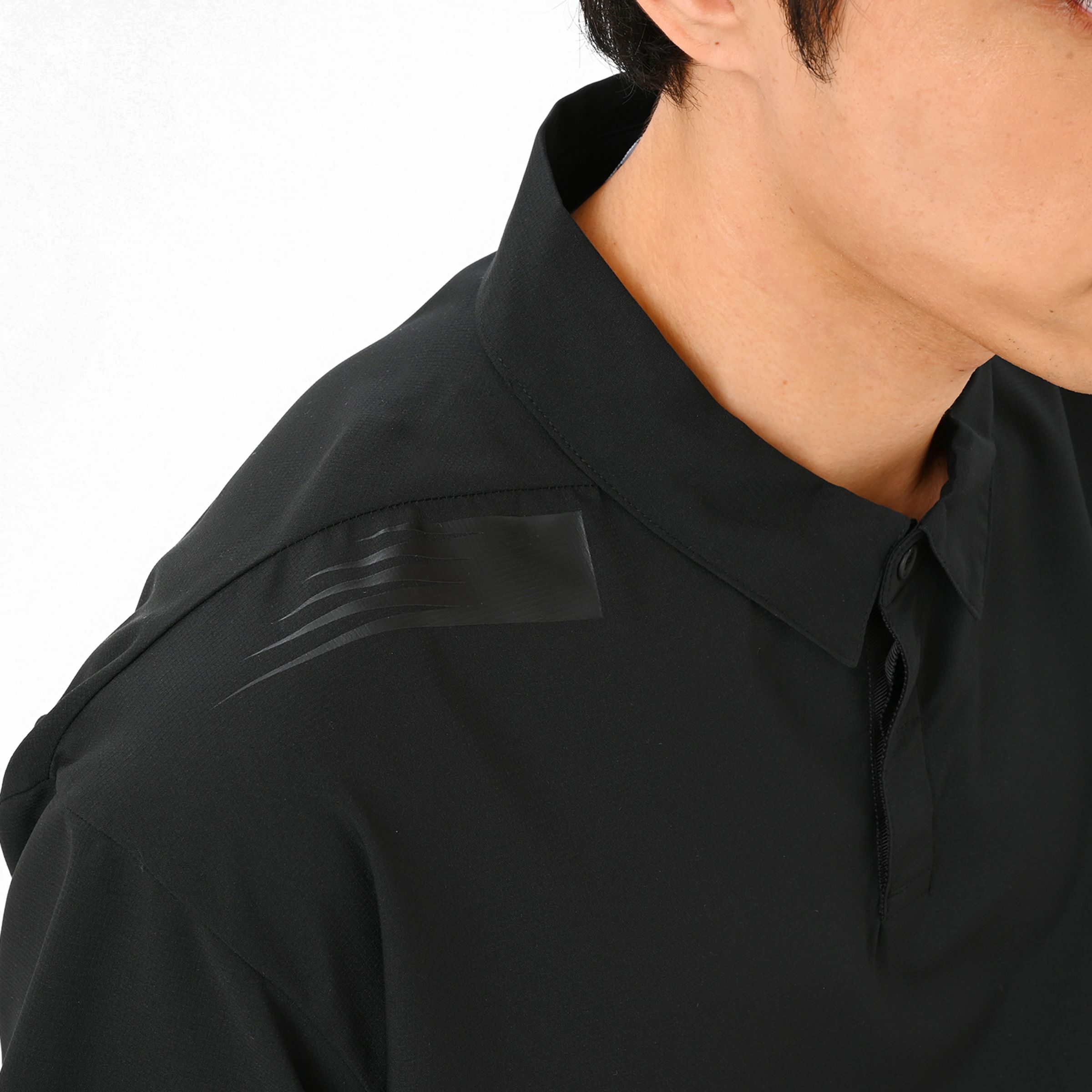 Black Out Premier Editionテクニカルウーブンポロシャツ