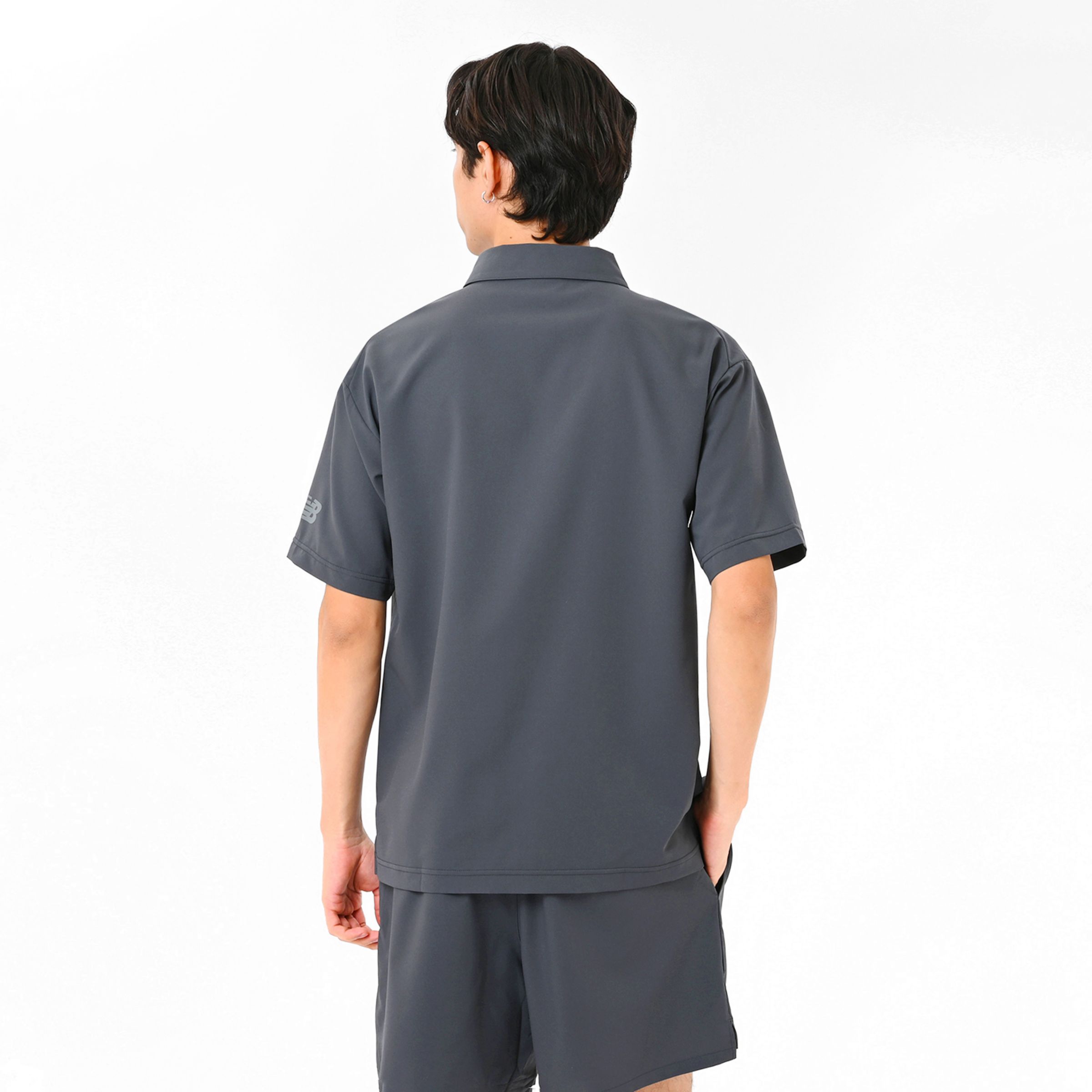 Black Out Premier Editionテクニカルウーブンポロシャツ