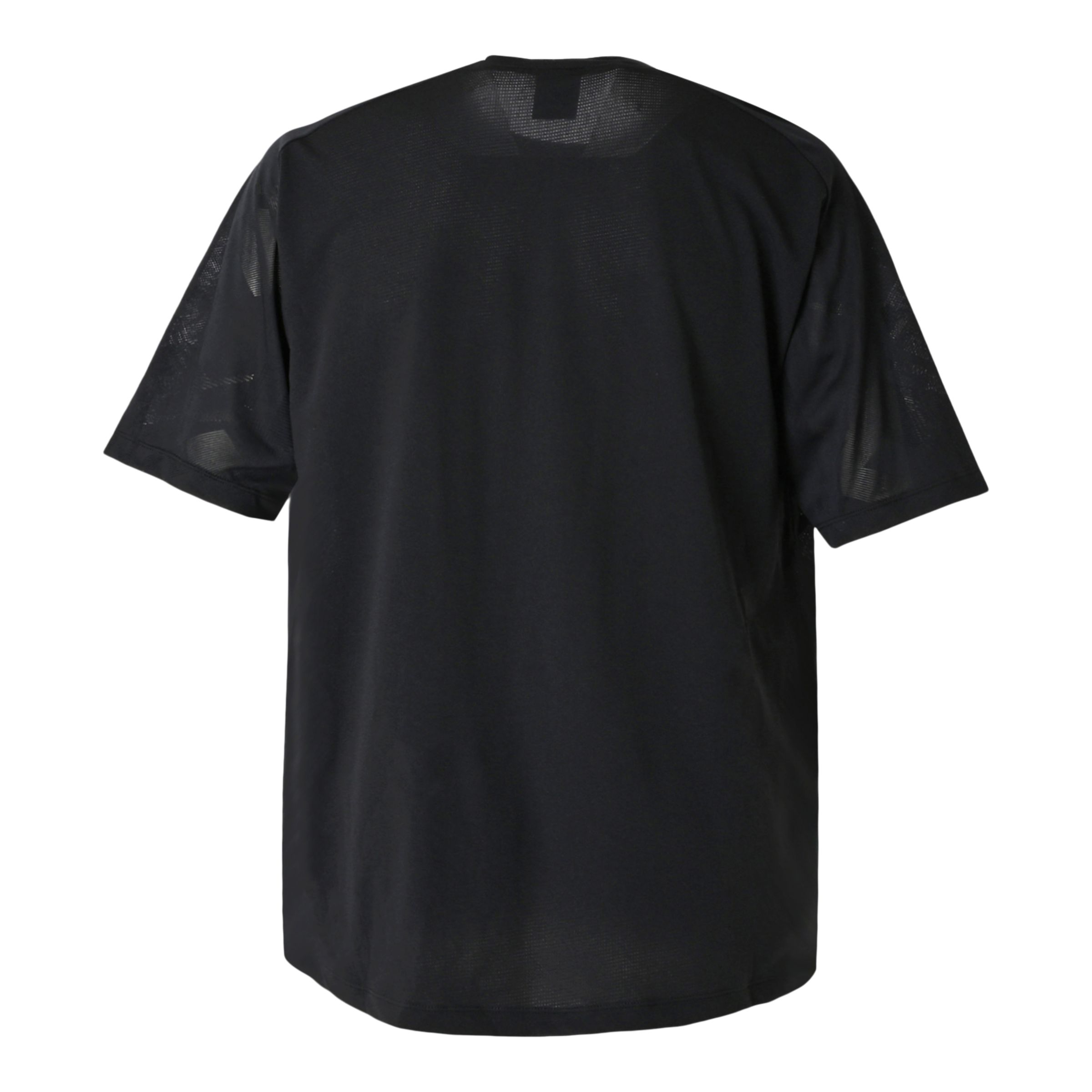 Black Out ジャガードメッシュニットショートスリーブTシャツ