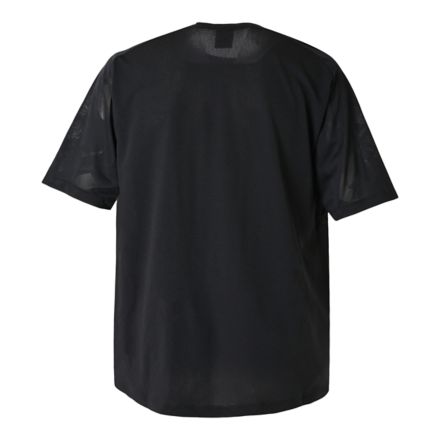 Black Out ジャガードメッシュニットショートスリーブTシャツ
