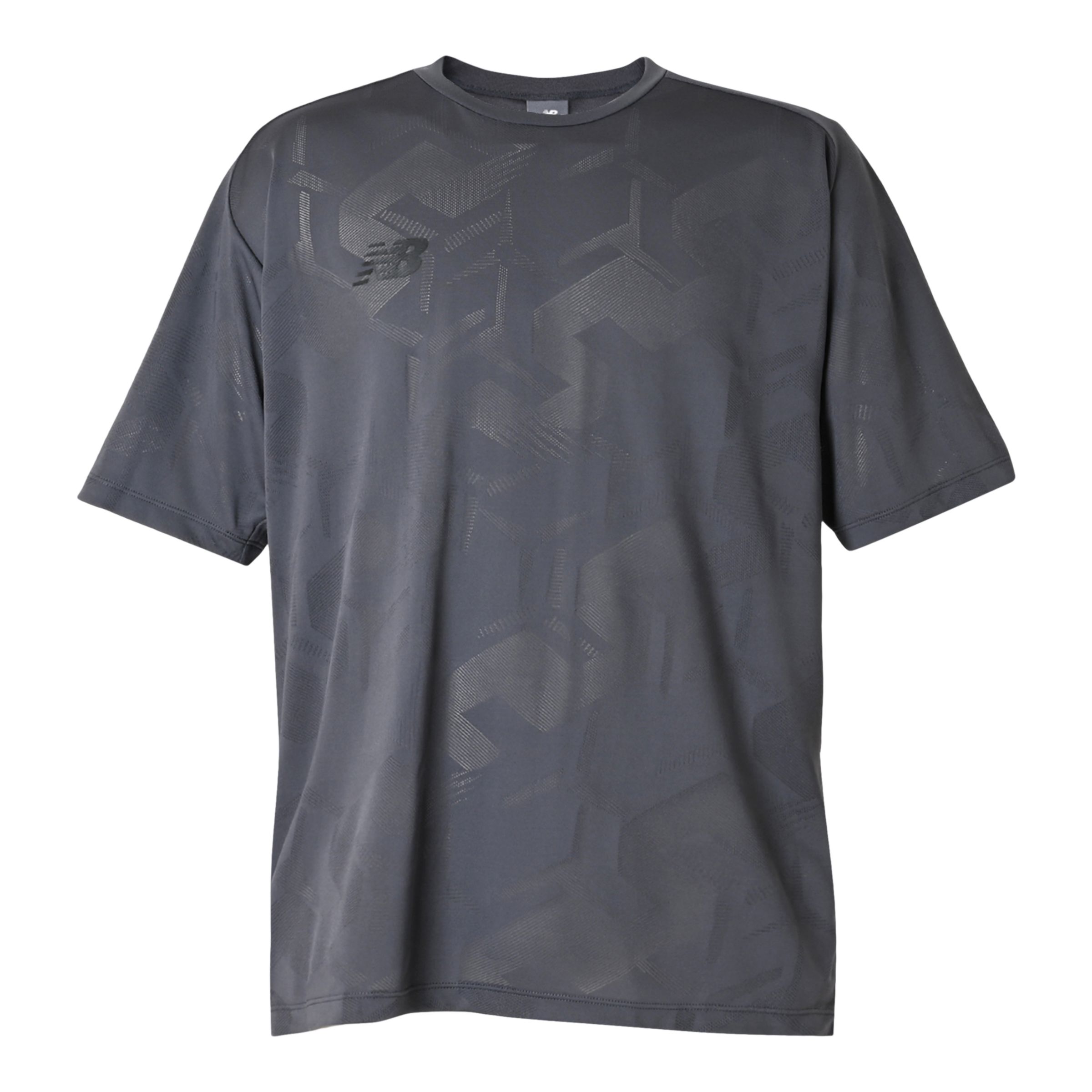 Black Out ジャガードメッシュニットショートスリーブTシャツ