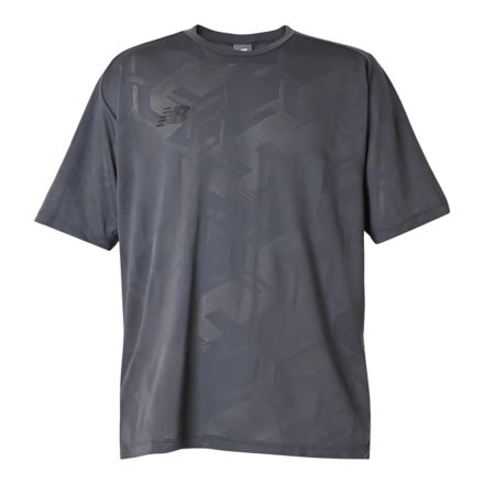 Black Out ジャガードメッシュニットショートスリーブTシャツ