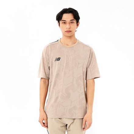 Black Out Knit Short Sleeve T-Shirt