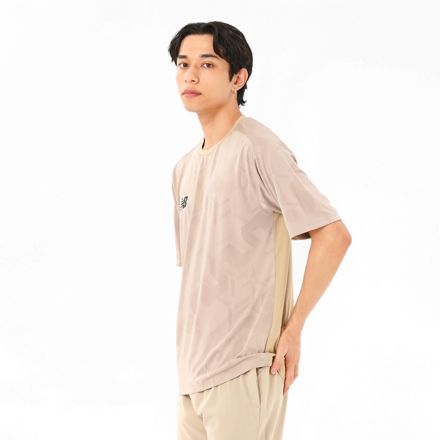 Black Out Knit Short Sleeve T-Shirt