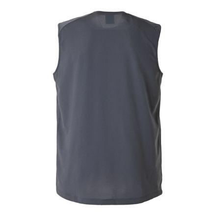 Black Out ジャガードメッシュニットノースリーブシャツ