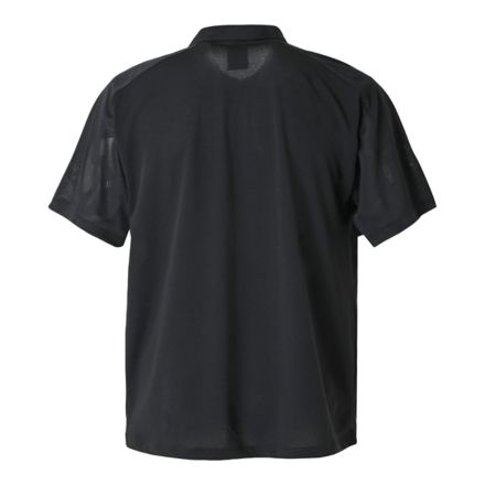 Black Out ジャガードメッシュニットポロシャツ