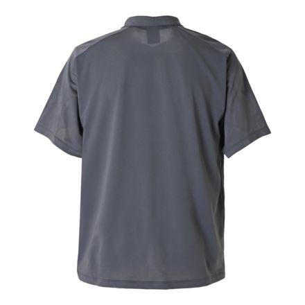 Black Out ジャガードメッシュニットポロシャツ