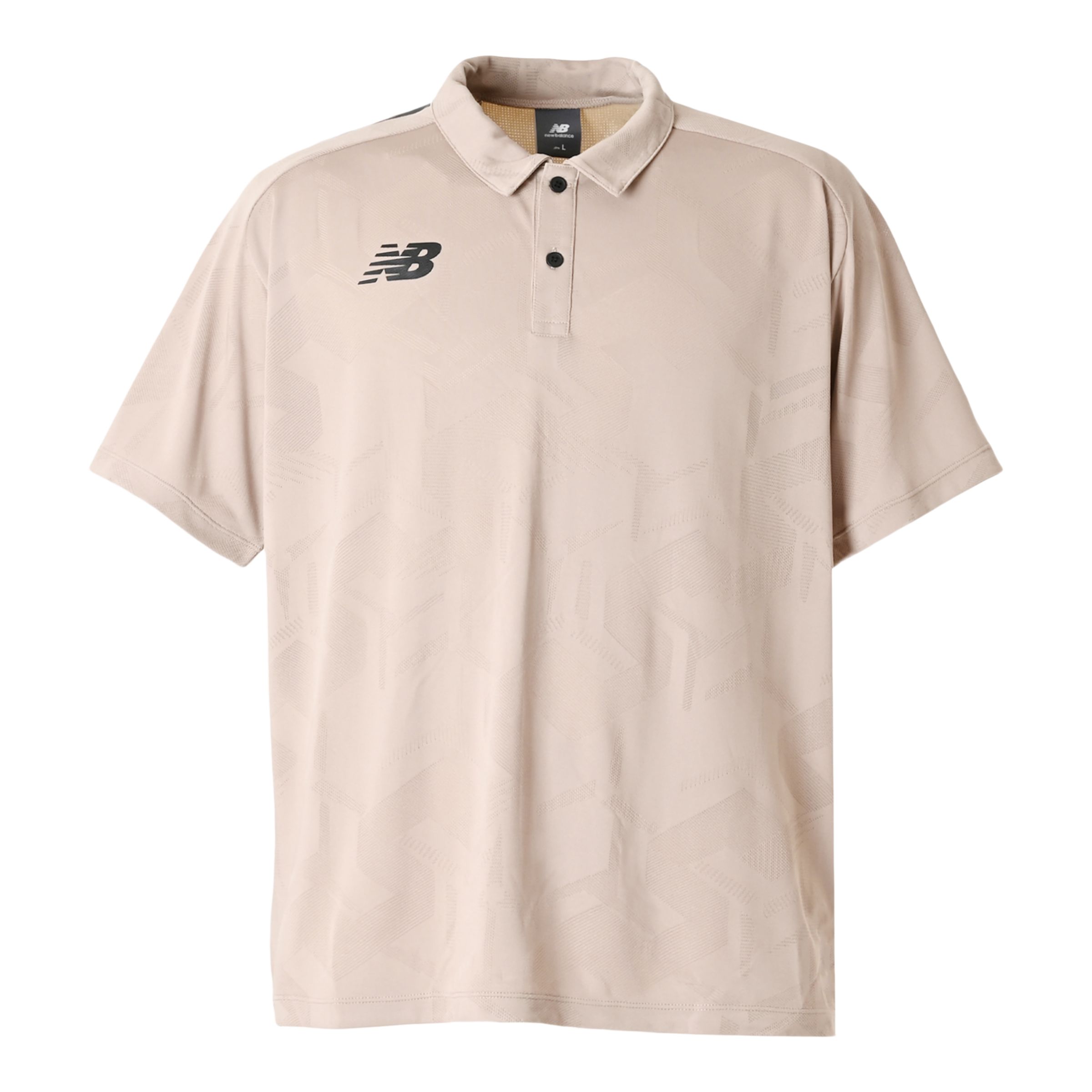 Black Out ジャガードメッシュニットポロシャツ