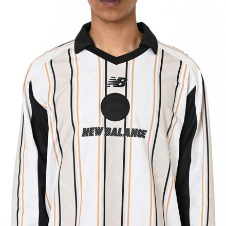 Black Out グラフィック ポロロングスリーブシャツ